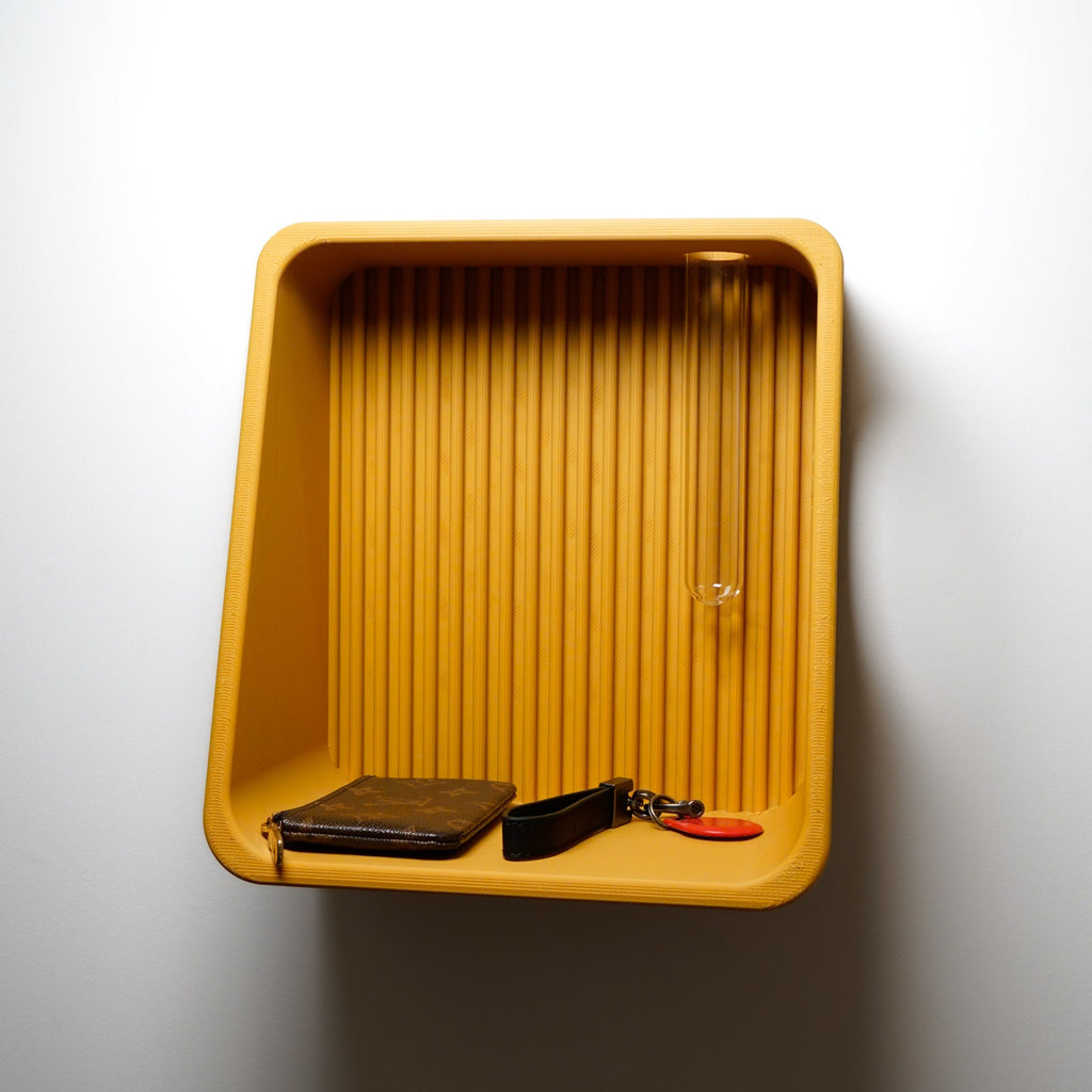 Modern Floating Wall Shelf for Plant Propagation & Reed Diffuser