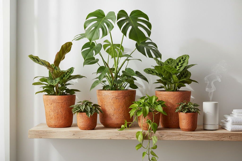 Black and TerraCotta Eco Pots