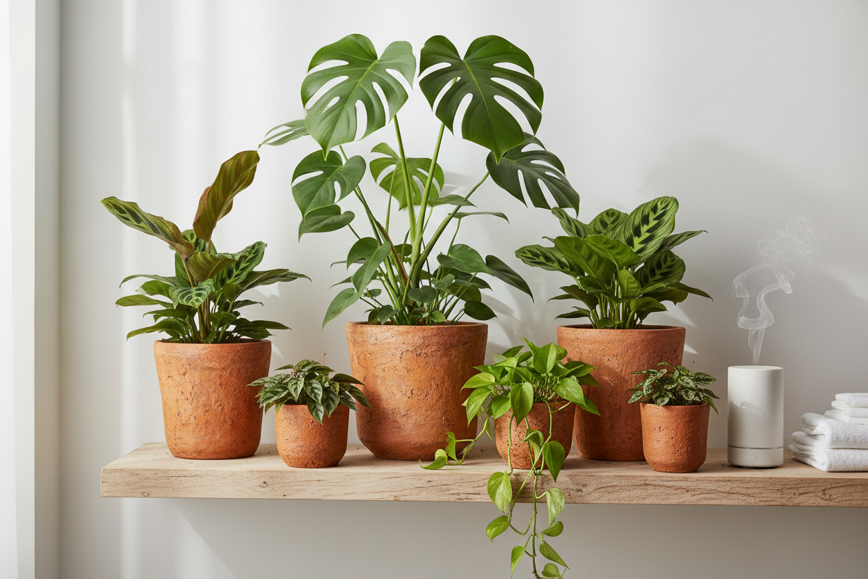 Black and TerraCotta Eco Pots
